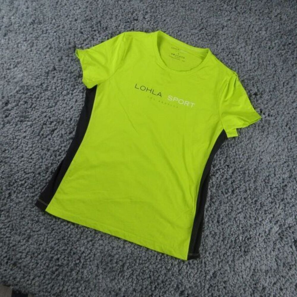Lohla Sport Shirt Womens Extra Large Green Pullover Short Sleeve Top - Picture 2 of 9